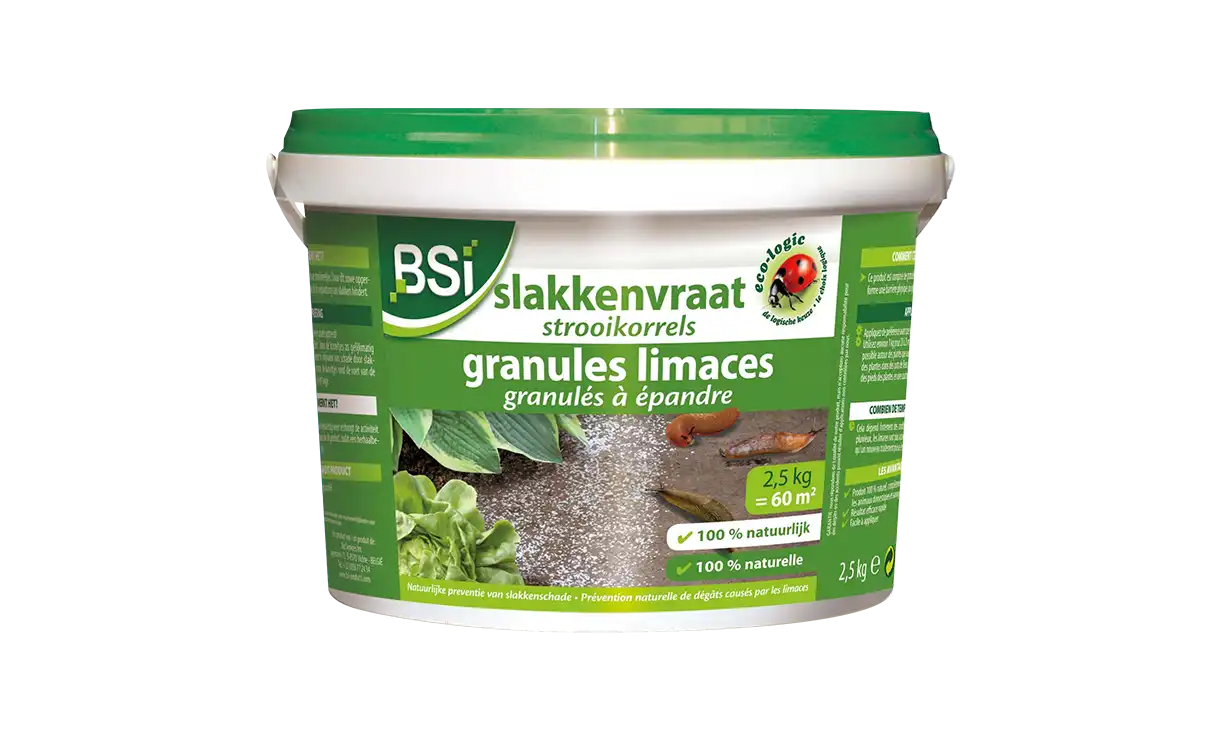 BSi - Slakkenvraat strooikorrels 2,5 kg voor 60 m² • Gras en Groen Winkel