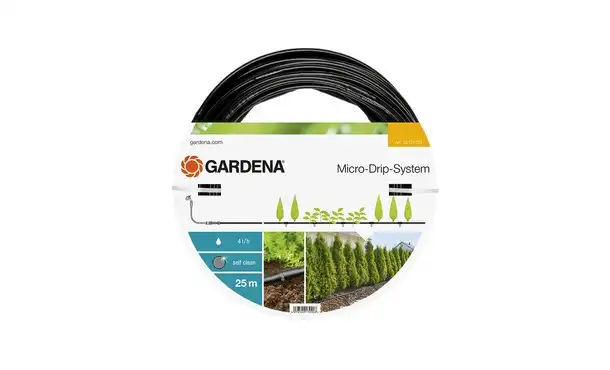 Gardena - Uitbreidingsset voor 25 m¹ rijplanten - Micro-drip • Gras en Groen Winkel