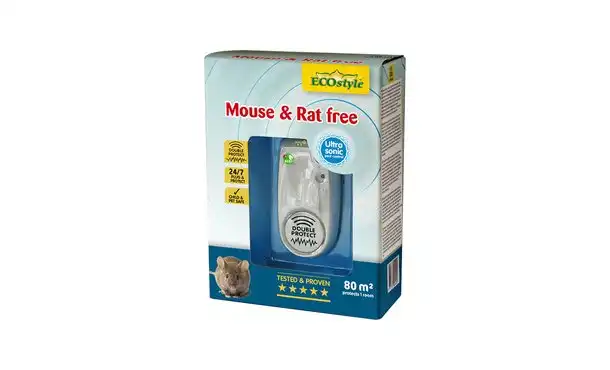 ECOstyle - Mouse & Rat free 80 - Muizen en ratten verjager • Gras en Groen Winkel