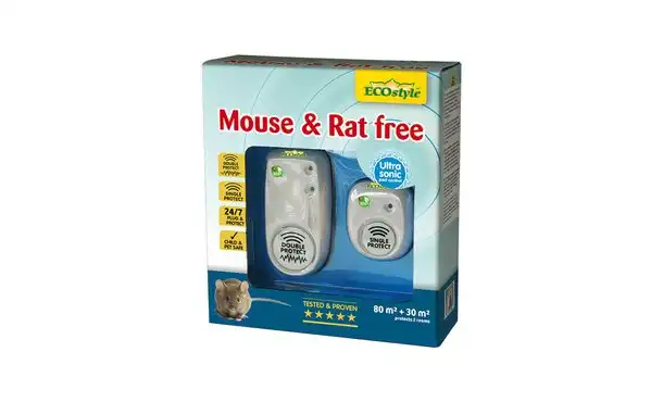 ECOstyle - Mouse & Rat free 80+30 - Muizen en ratten verjager • Gras en Groen Winkel