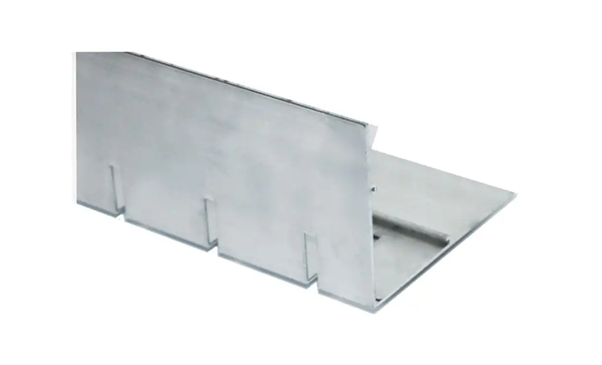 Aluminium dakrandprofiel 80/100 mm incl. verbindingsstuk - 2 meter • Gras en Groen Winkel