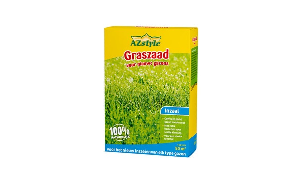 AZstyle - Graszaad inzaai 1 kg - Speciaal voor inzaaien • Gras en Groen Winkel