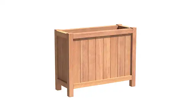 Hardhouten plantenbak 100x40x80 cm - Valencia HR24.3 - Adezz • Gras en Groen Winkel