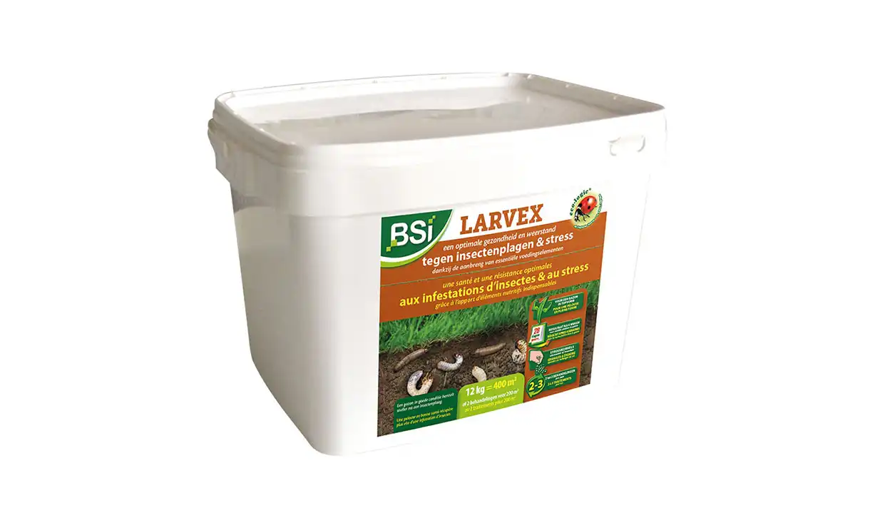 BSi - Larvex 12 kg voor 350 m² - Tegen grasinsecten • Gras en Groen Winkel