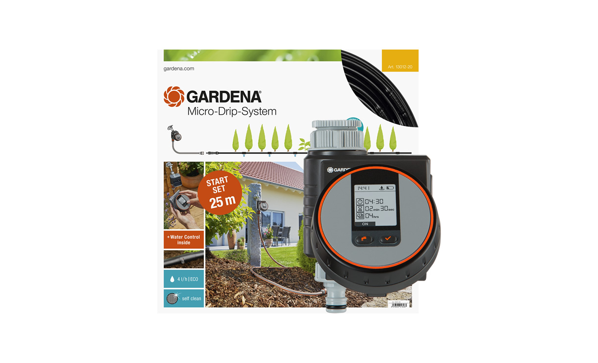 Gardena micro drip system startset M plus besproeiingscomputer - Gardena • Gras en Groen Winkel