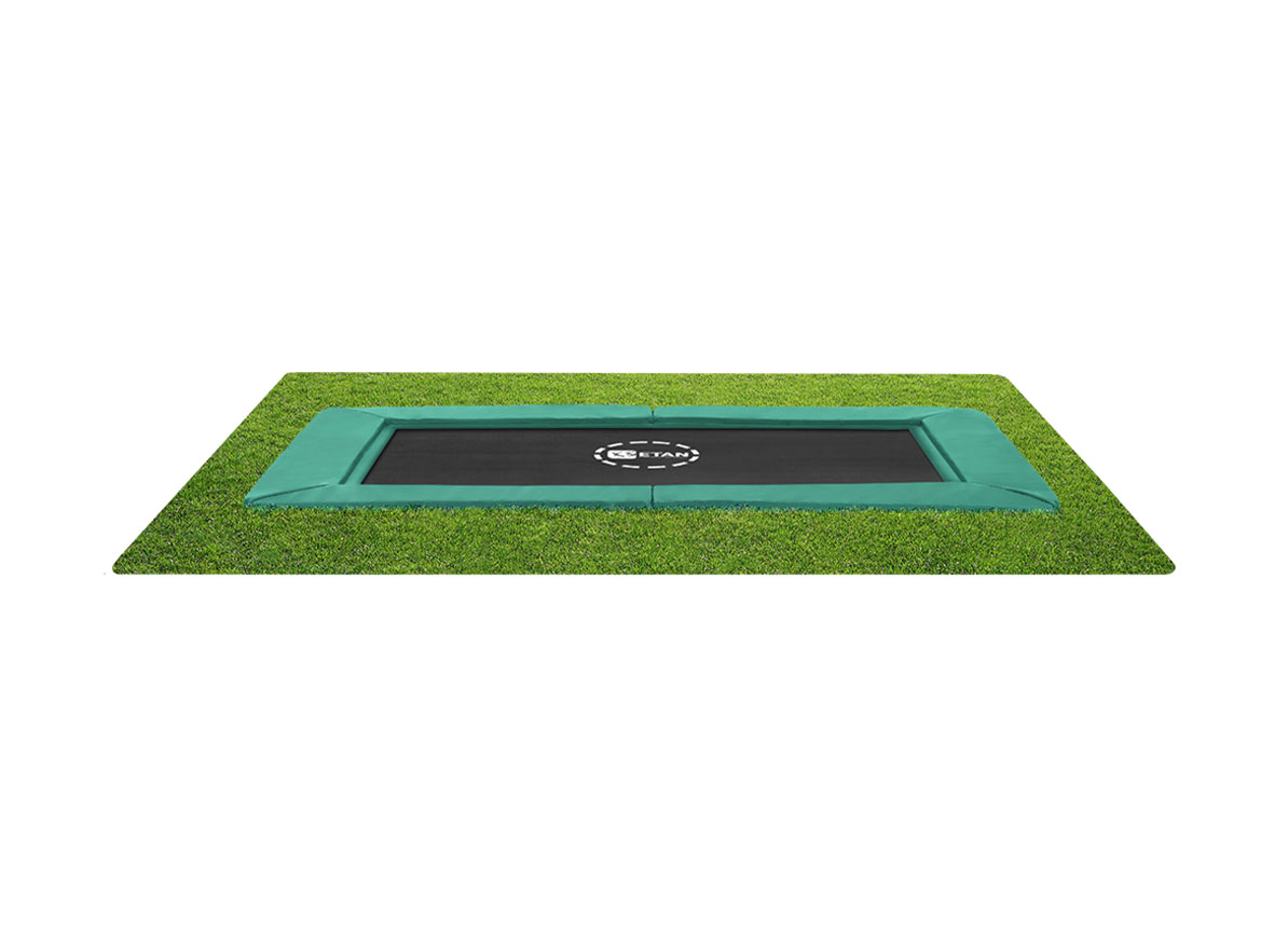 Trampoline Premium flat 380 x 275 cm • Gras en Groen Winkel