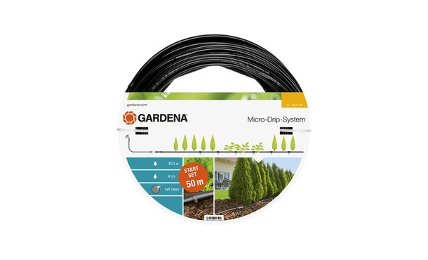Gardena - Startset L voor rijplanten 50 m¹ - Micro-drip system • Gras en Groen Winkel