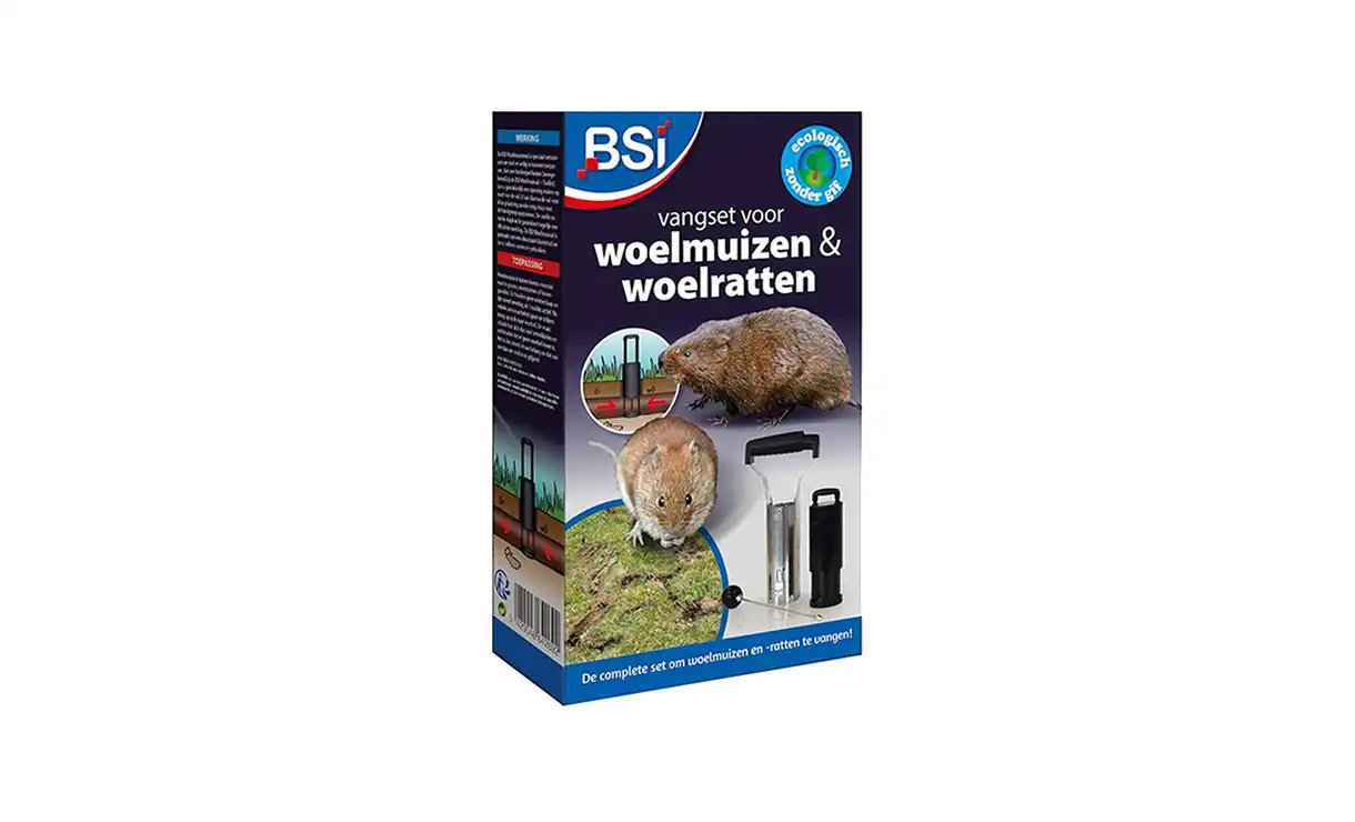 BSi - Vangset voor woelmuizen - Woelmuisval + Toolkit • Gras en Groen Winkel